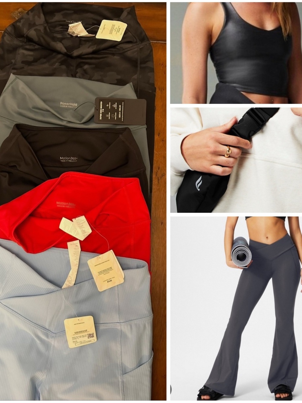 8 Piece BUNDLE!!
6-leggings 
1-sports top
1-waist bag